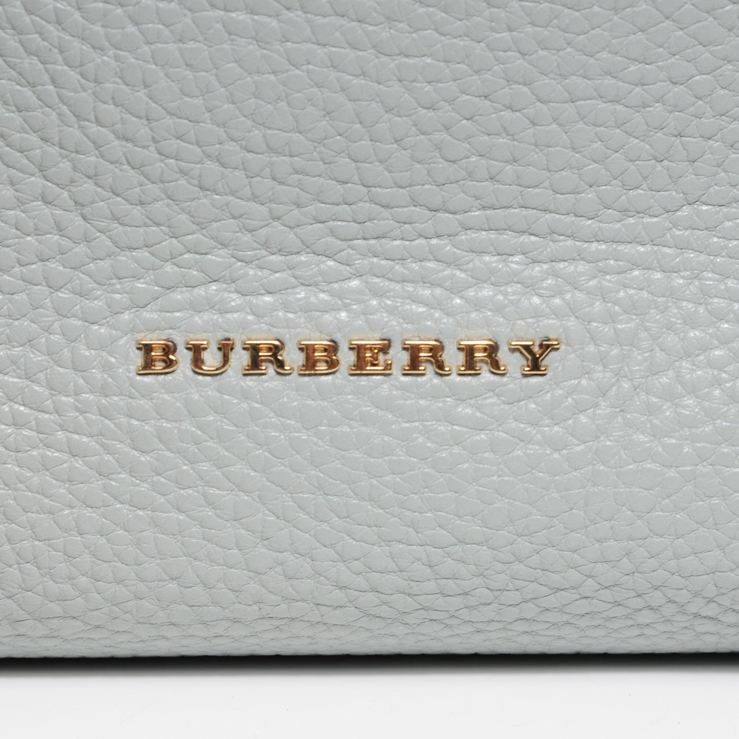 Burberry London Grainy Calfskin Medium Baynard Tote Sky Blue 6 of 10
