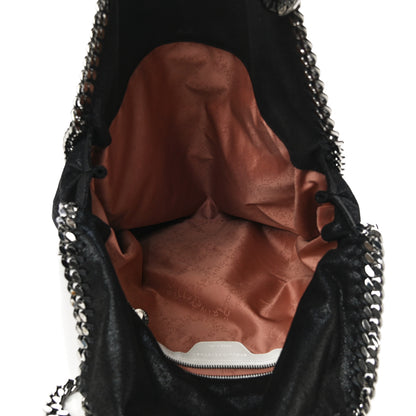 Stella McCartney X ED CURTIS Shaggy Deer Logo Embroidered Large Falabella Black 5 of 10