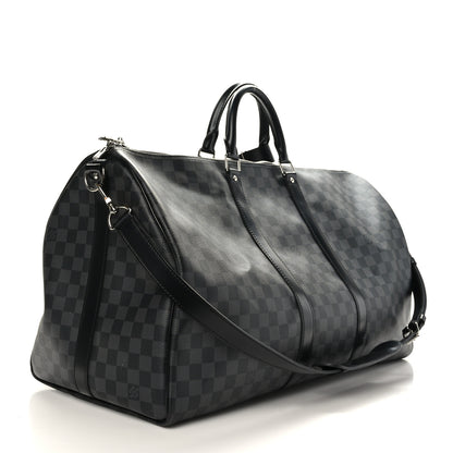 Louis Vuitton Damier Graphite Keepall Bandouliere 55 2 of 10