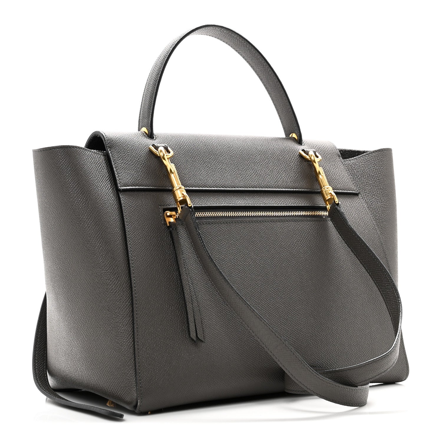 Celine Grained Calfskin Mini Belt Bag Grey 3 of 10