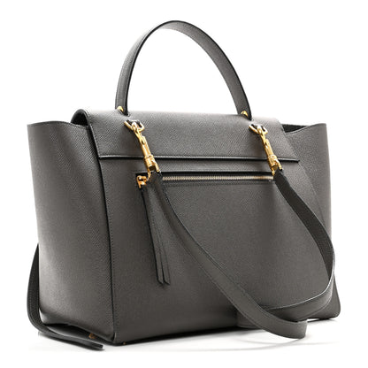 Celine Grained Calfskin Mini Belt Bag Grey 3 of 10