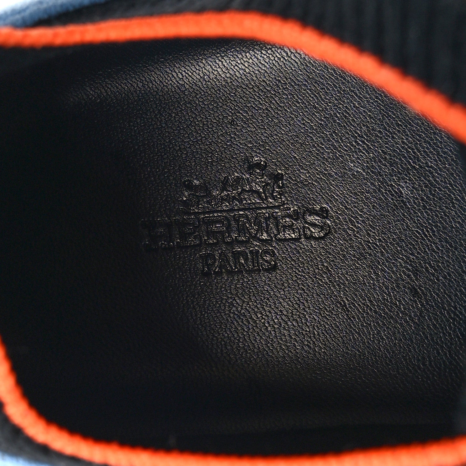 Hermes Knit Suede Goatskin Mens Crew Sneakers 41 Multicolor Black 7 of 7