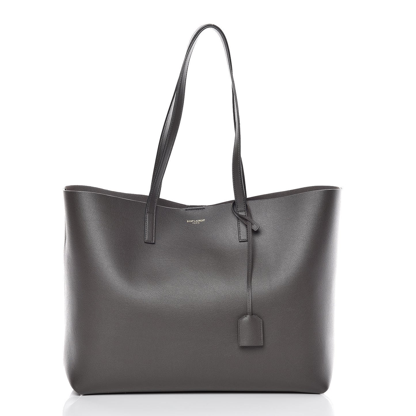 Calfskin Large Shopping Tote Coal