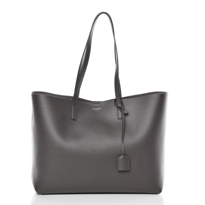 Saint Laurent Calfskin Large Shopping Tote Coal 3 of 10