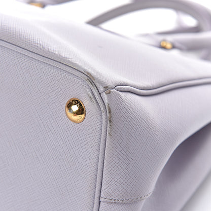 Prada Saffiano Small Galleria Double Zip Tote Glicine 9 of 13