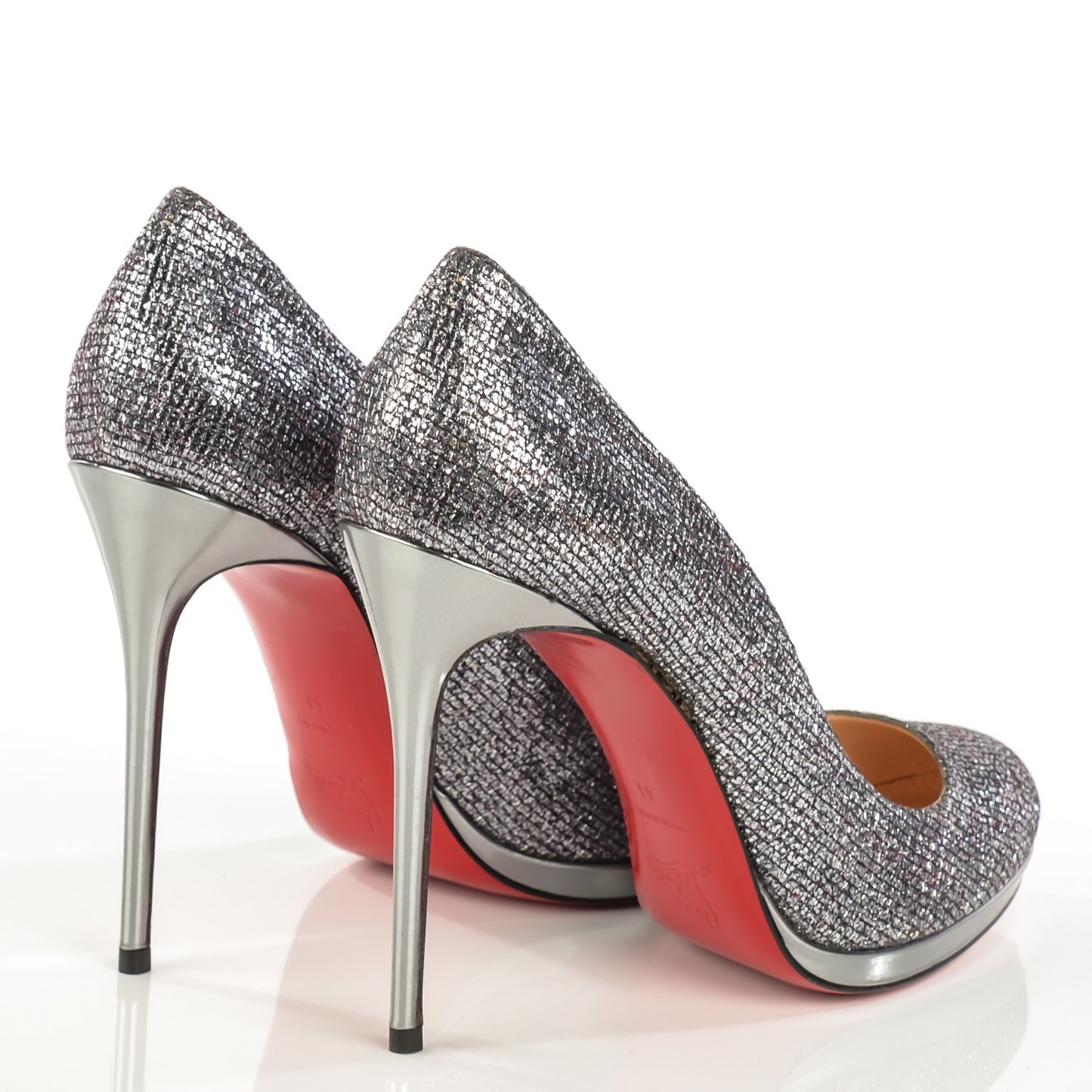 Lady Glitter Filo 120 Pumps 41 Silver