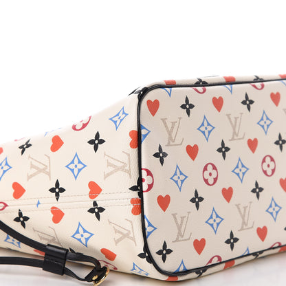 Louis Vuitton Game On Neverfull MM White 6 of 9