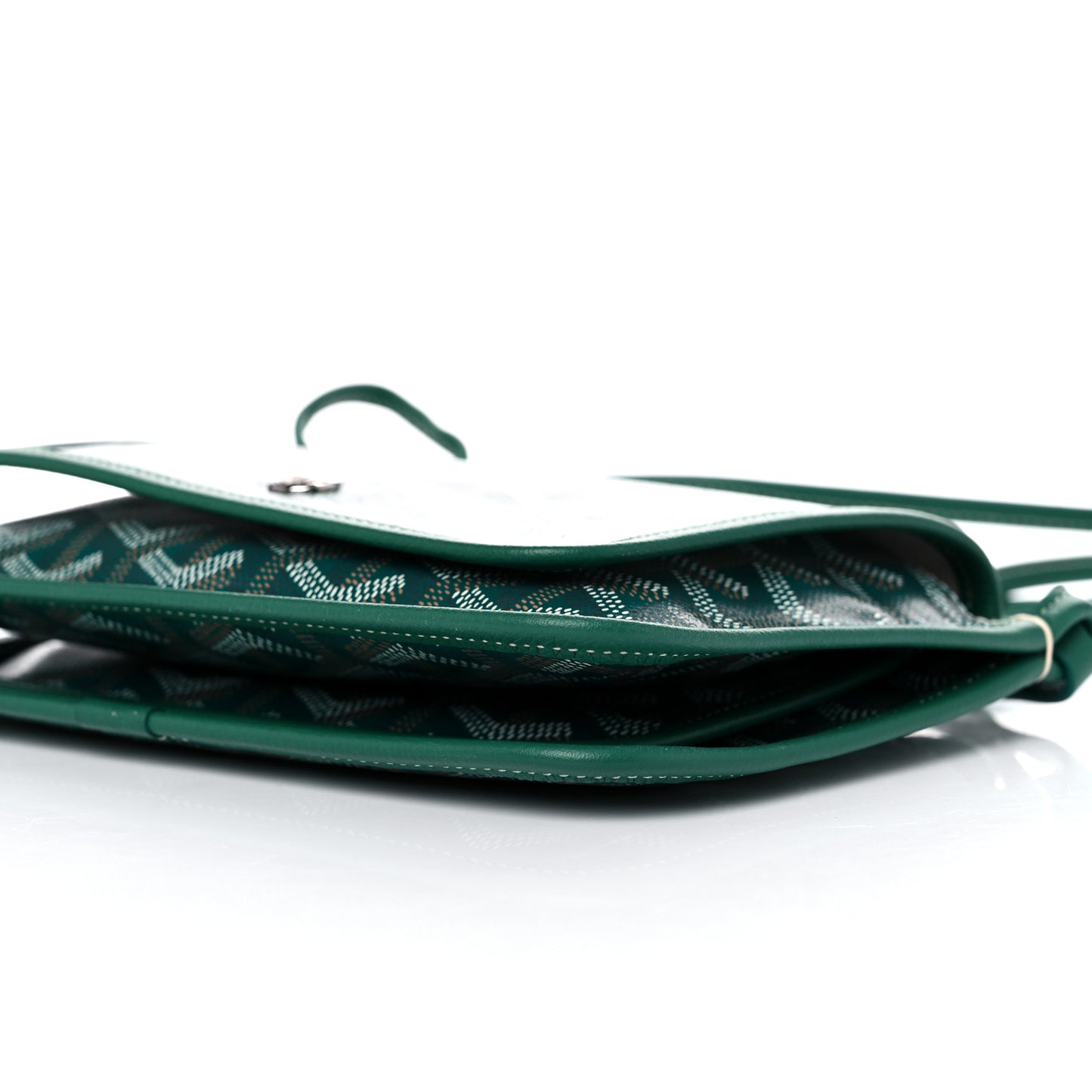 Goyardine Plumet Wallet Clutch Green
