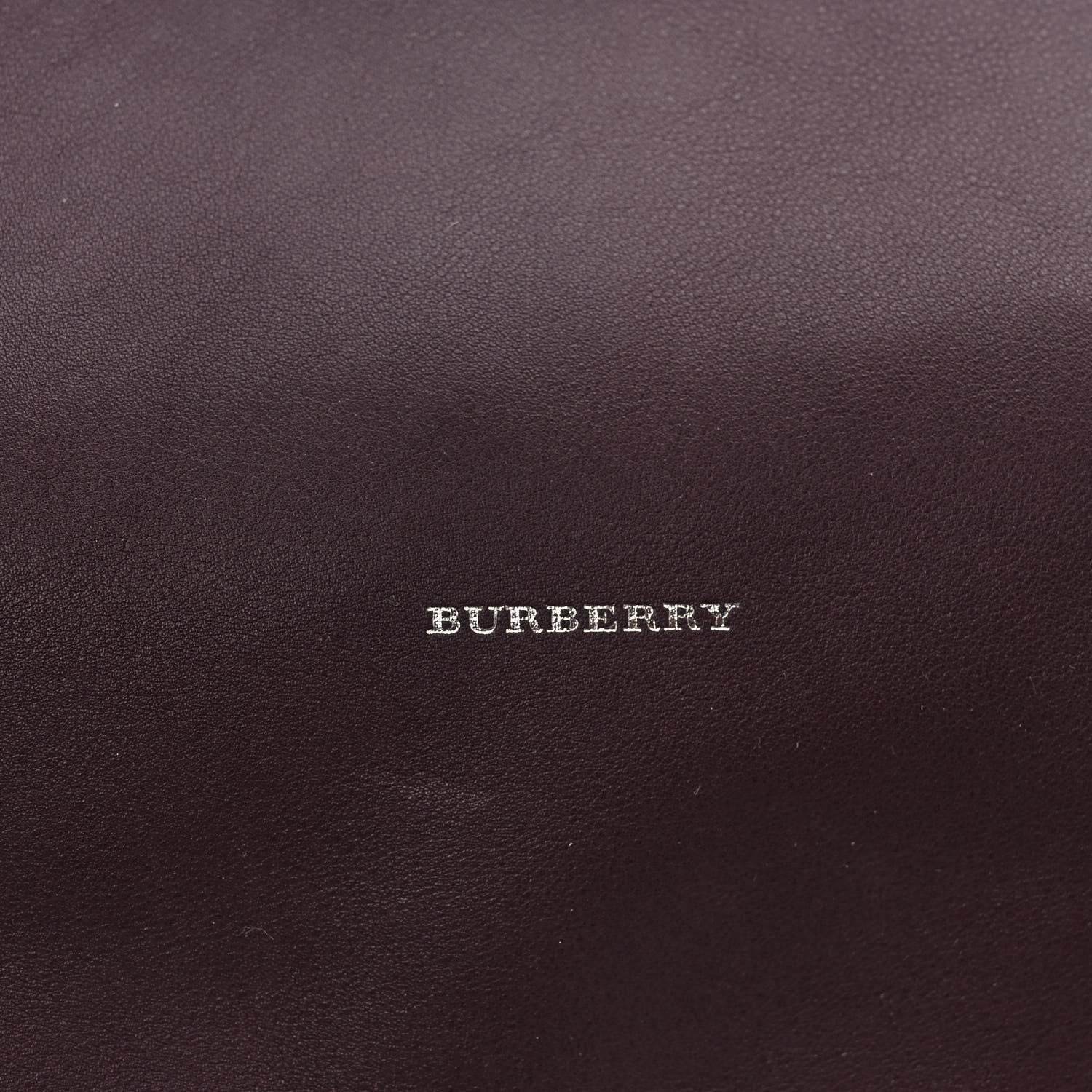 Burberry Calfskin Medium Two Tone Shopper Deep Claret 6 of 8