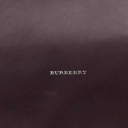 Burberry Calfskin Medium Two Tone Shopper Deep Claret 6 of 8