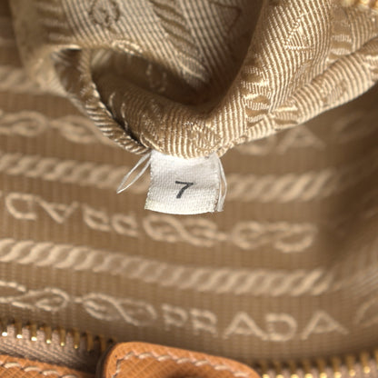 Prada Saffiano Lux Small Tote Caramel 6 of 13