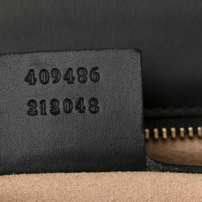 Gucci Guccissima Medium Padlock Shoulder Bag Black 12 of 17