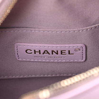 Chanel Iridescent Caviar Quilted Mini My Perfect Camera Case Pink 6 of 9