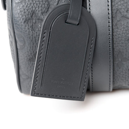 Louis Vuitton Monogram Taurillon Keepall Bandouliere 25 Black 7 of 10