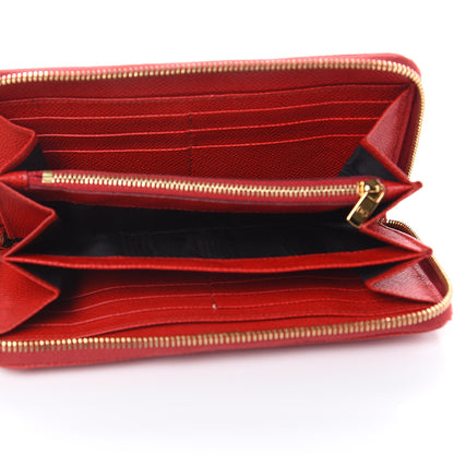 Dolce & Gabbana Dauphine Zip Around Wristlet Wallet Red 6 of 12