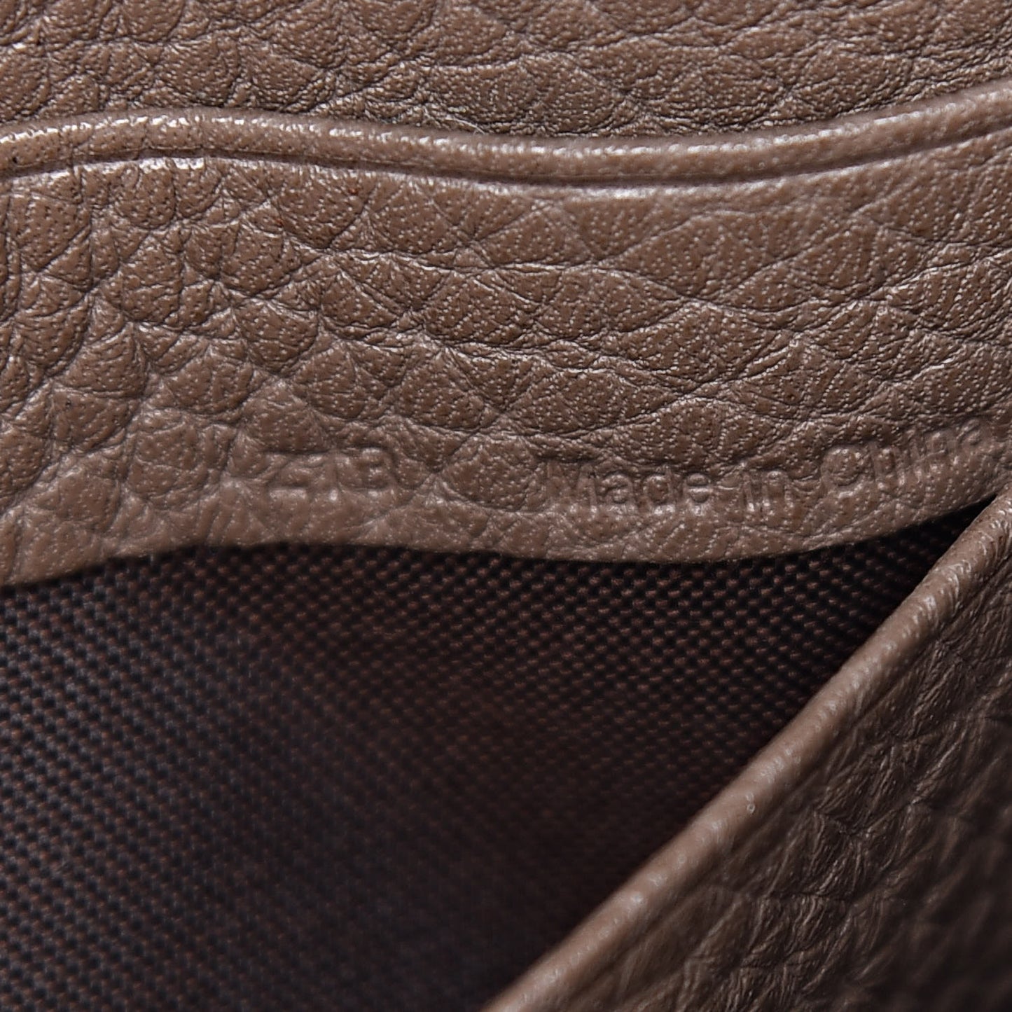 Grainy Print Bayswater Clutch Wallet Taupe