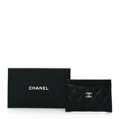 Chanel Caviar Quilted Card Holder Black 11 of 11
