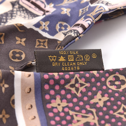Louis Vuitton Silk Monogram Voyage Bandeau 4 of 5