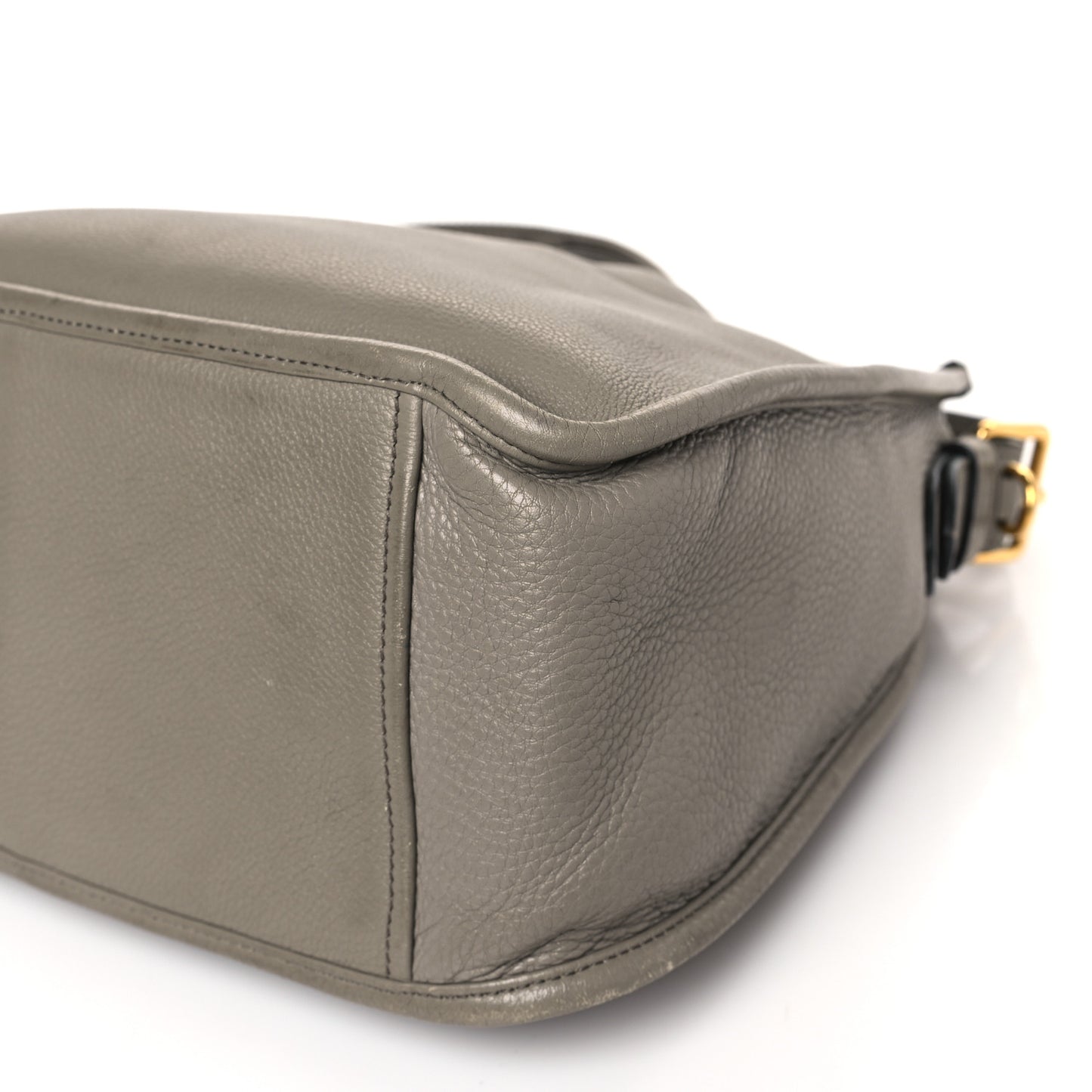 Vitello Daino Double Strap Messenger Hobo Argilla
