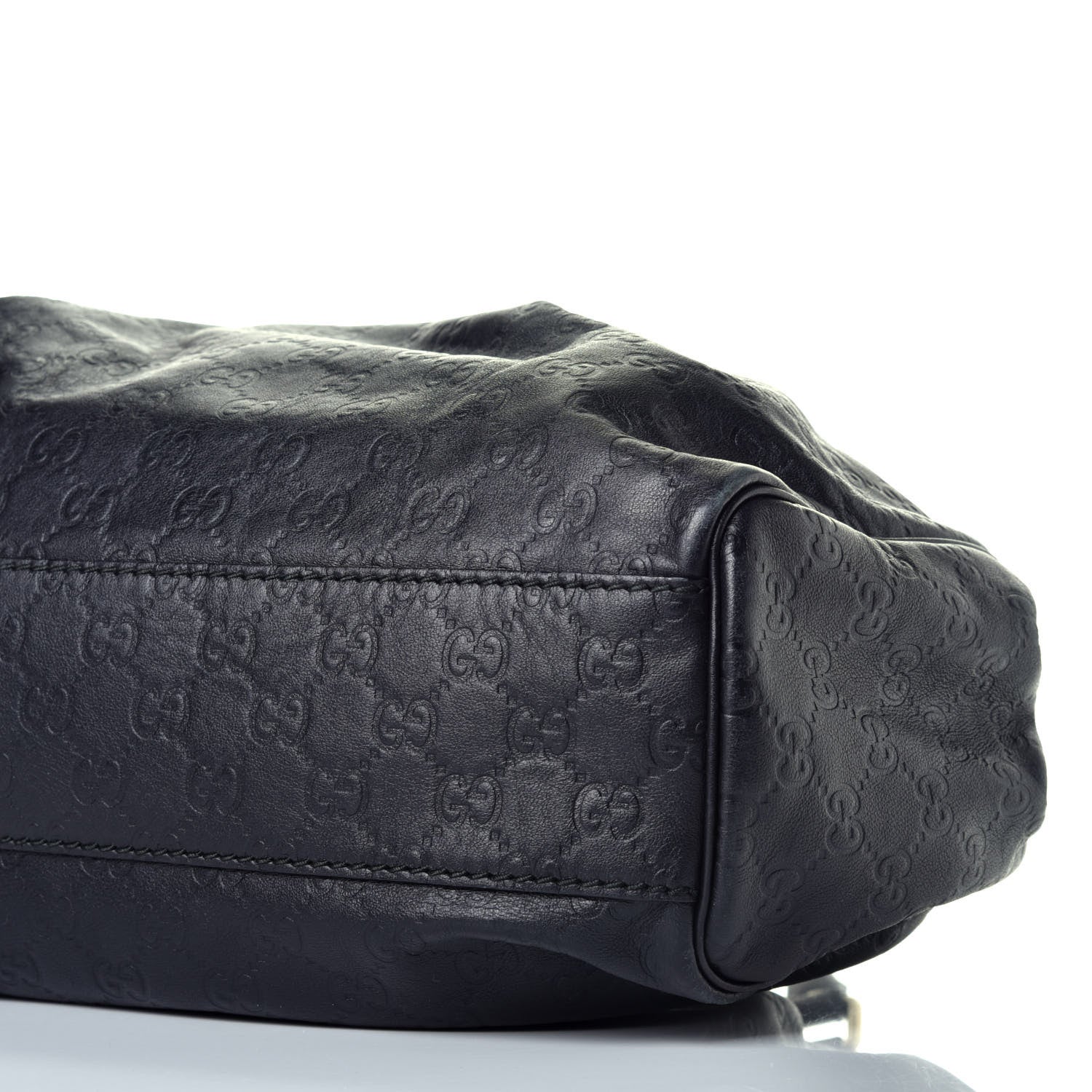 Gucci Guccissima Medium Sukey Tote Black 8 of 9