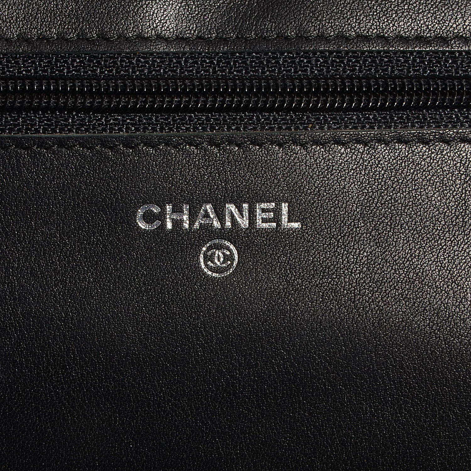 Chanel Caviar Timeless CC Wallet on Chain WOC Black 8 of 9