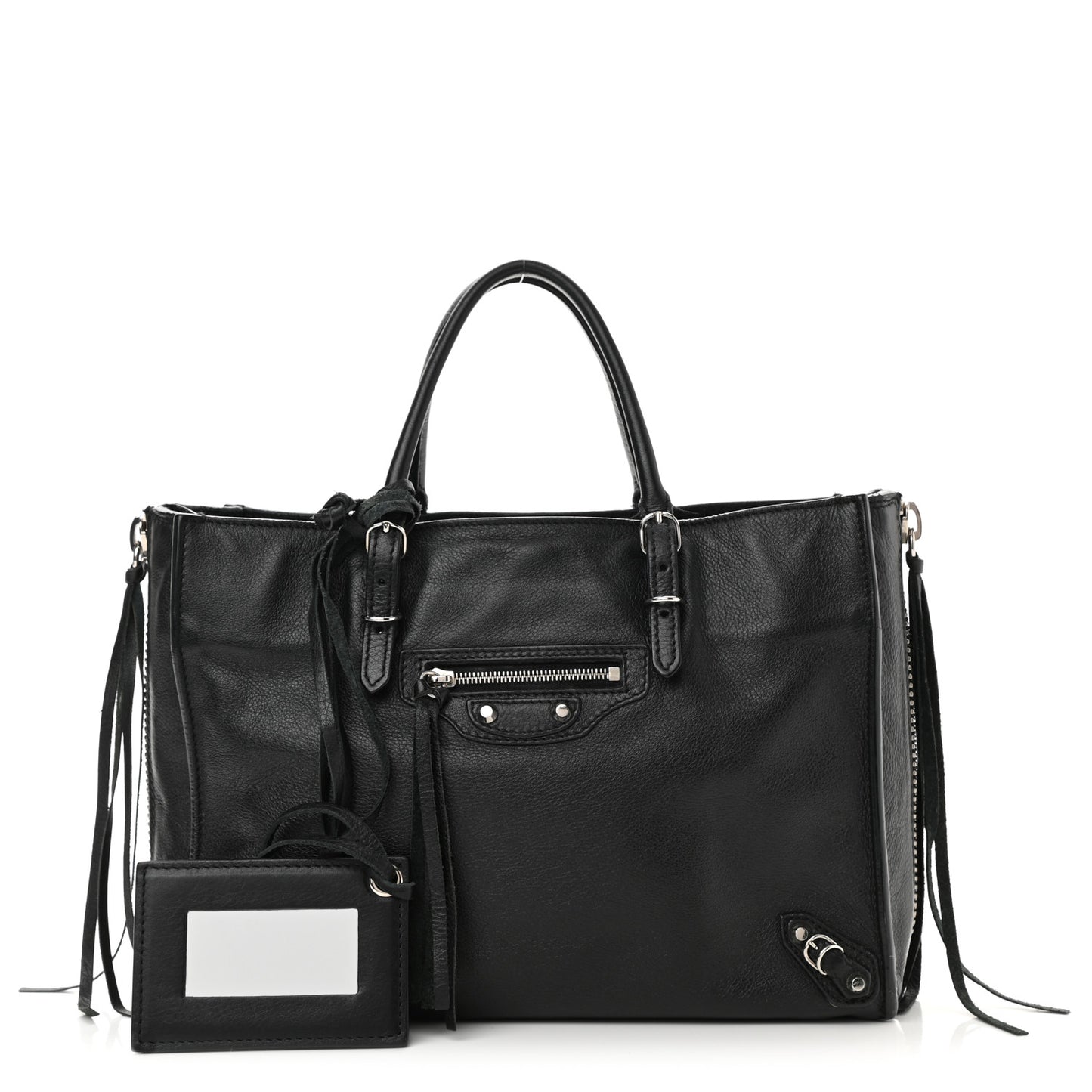 Veau Papier A6 Zip Around Tote Black