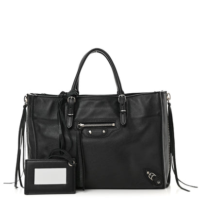 Balenciaga Veau Papier A6 Zip Around Tote Black 1 of 9