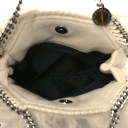 Stella McCartney Eco Fur Mini Falabella Tote Ivory 4 of 5