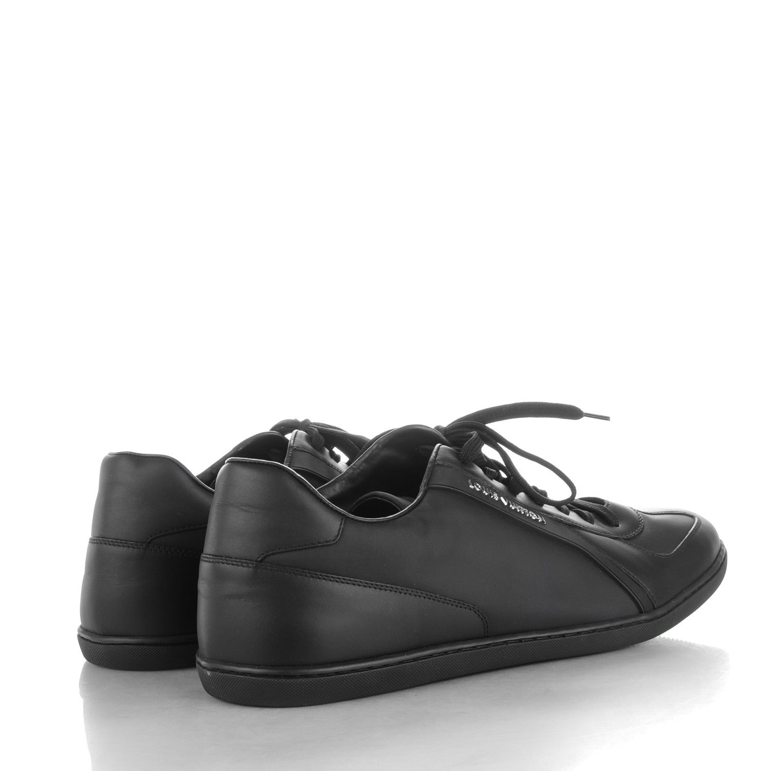 Louis Vuitton Calfskin Nylon Pulse Sneakers 9.5 Black 5 of 10