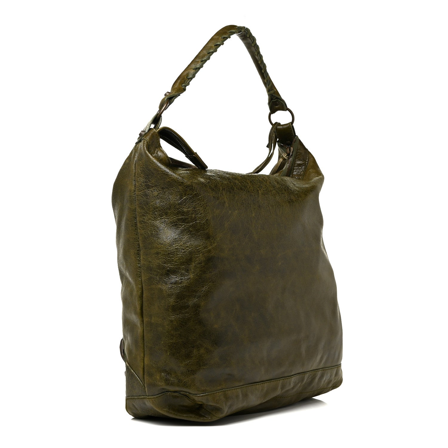 Balenciaga Agneau Classic Hardware Day Hobo Olive 4 of 18