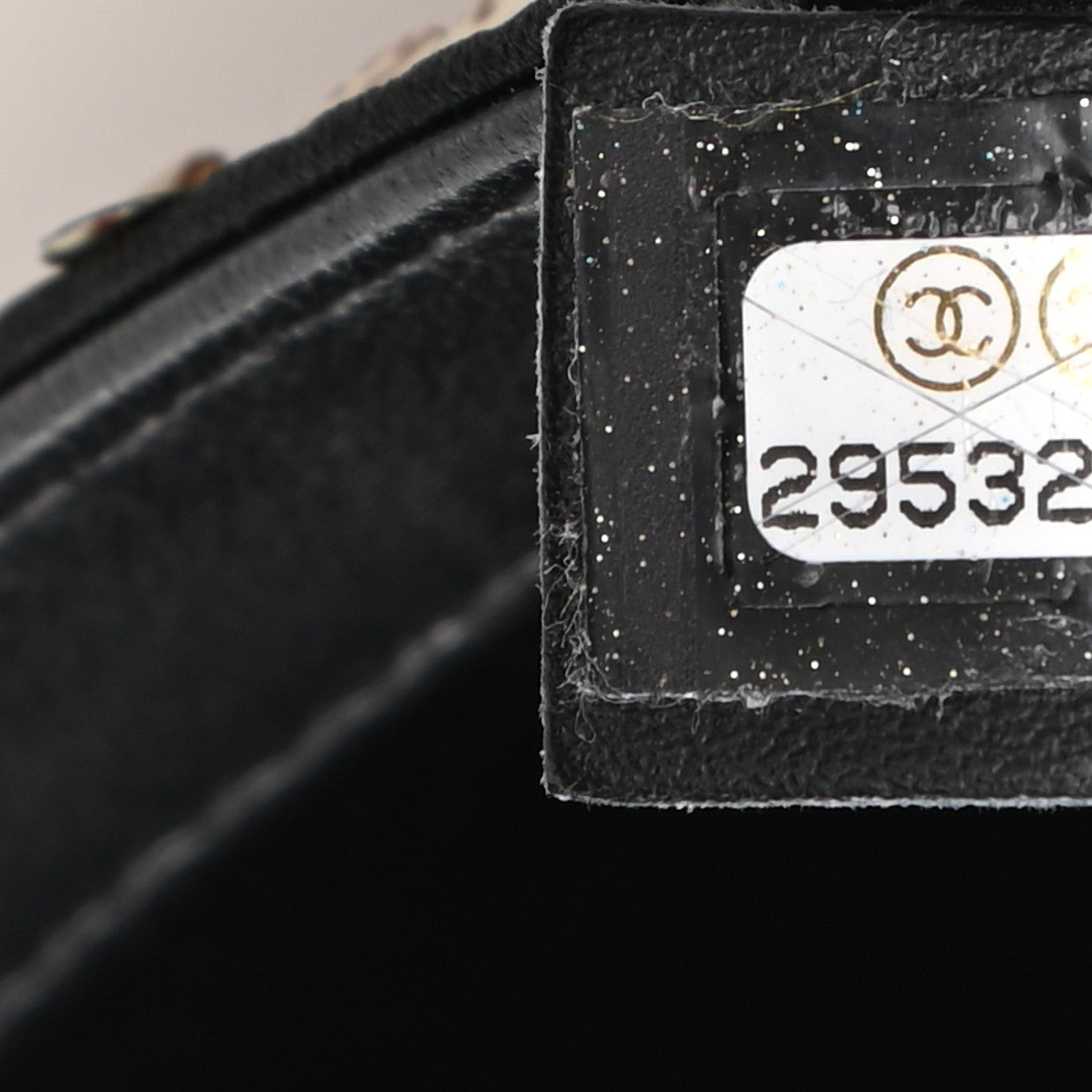 Chanel Sequin Single Flap Black 9 of 11