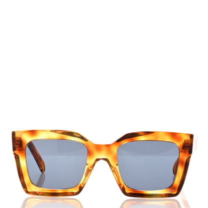 Celine Acetate Square Sunglasses CL401301 Tortoise 2 of 7