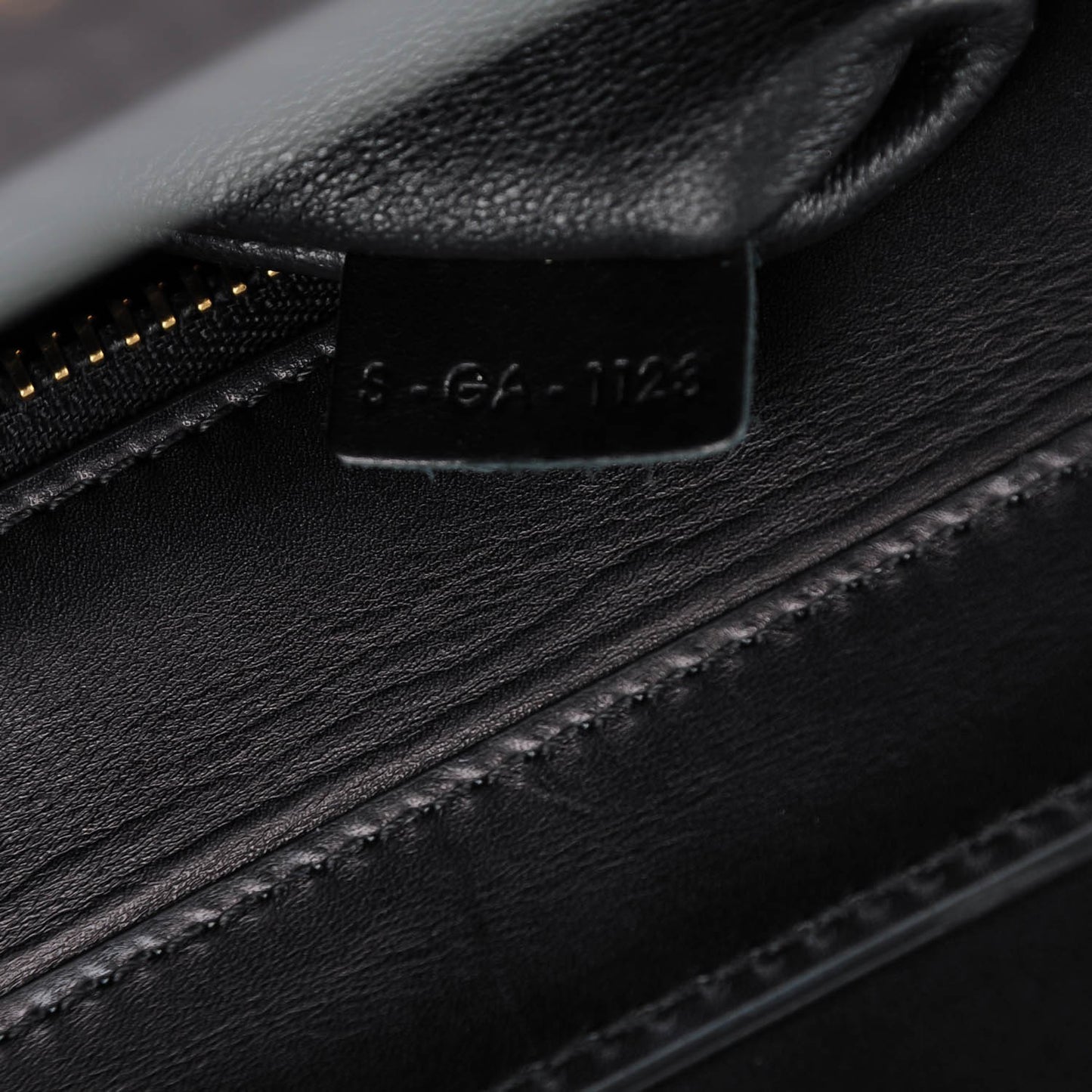 Textured Calfskin Mini Tri-Color Luggage Sand