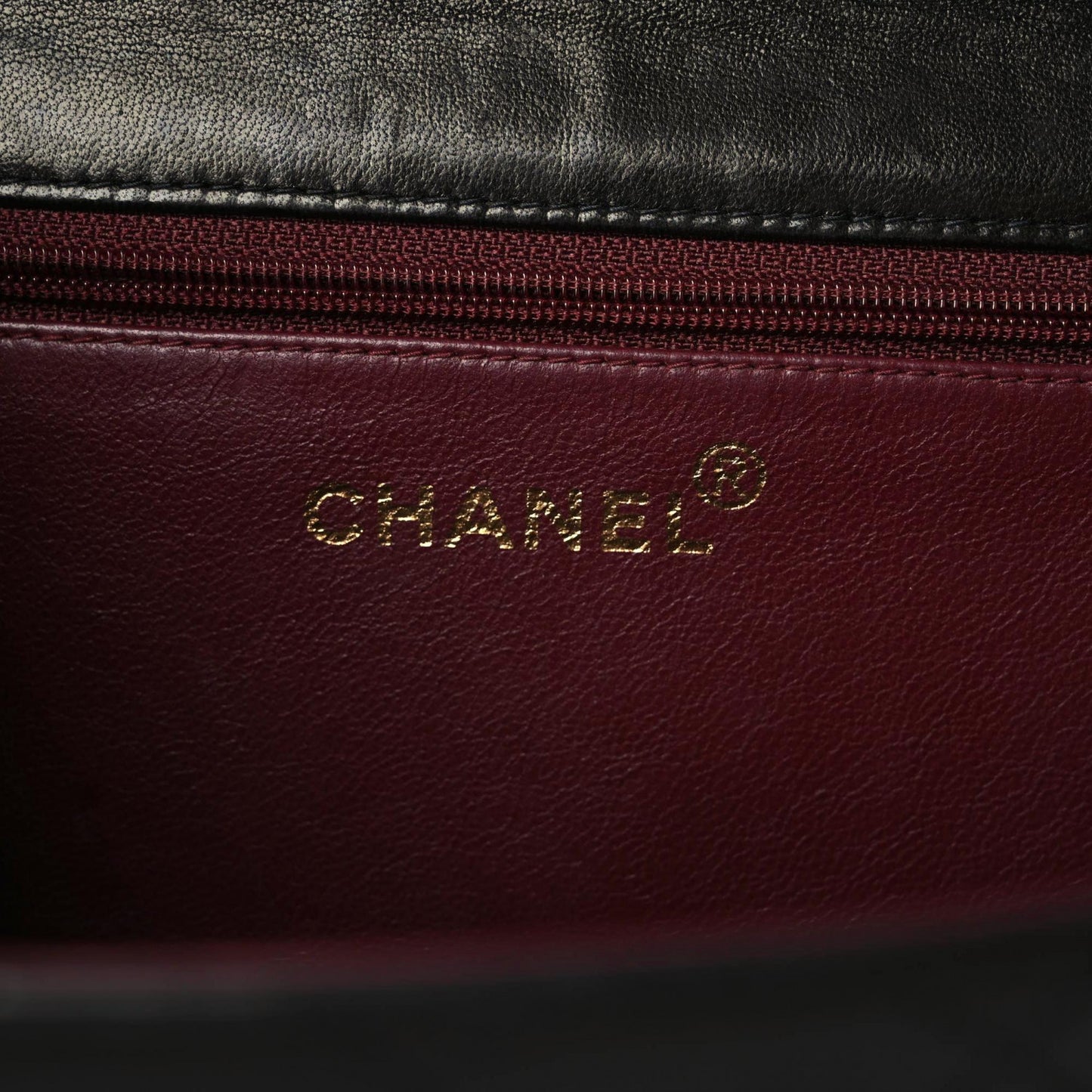 Lambskin Quilted Medium Single Flap Black