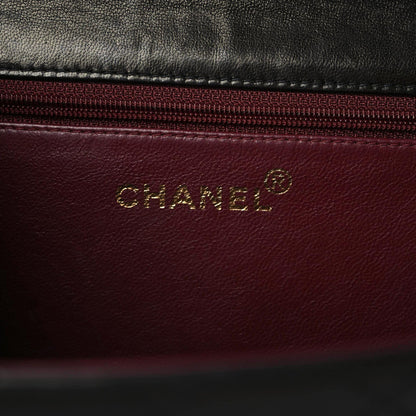 Chanel Lambskin Quilted Medium Single Flap Black 5 of 20
