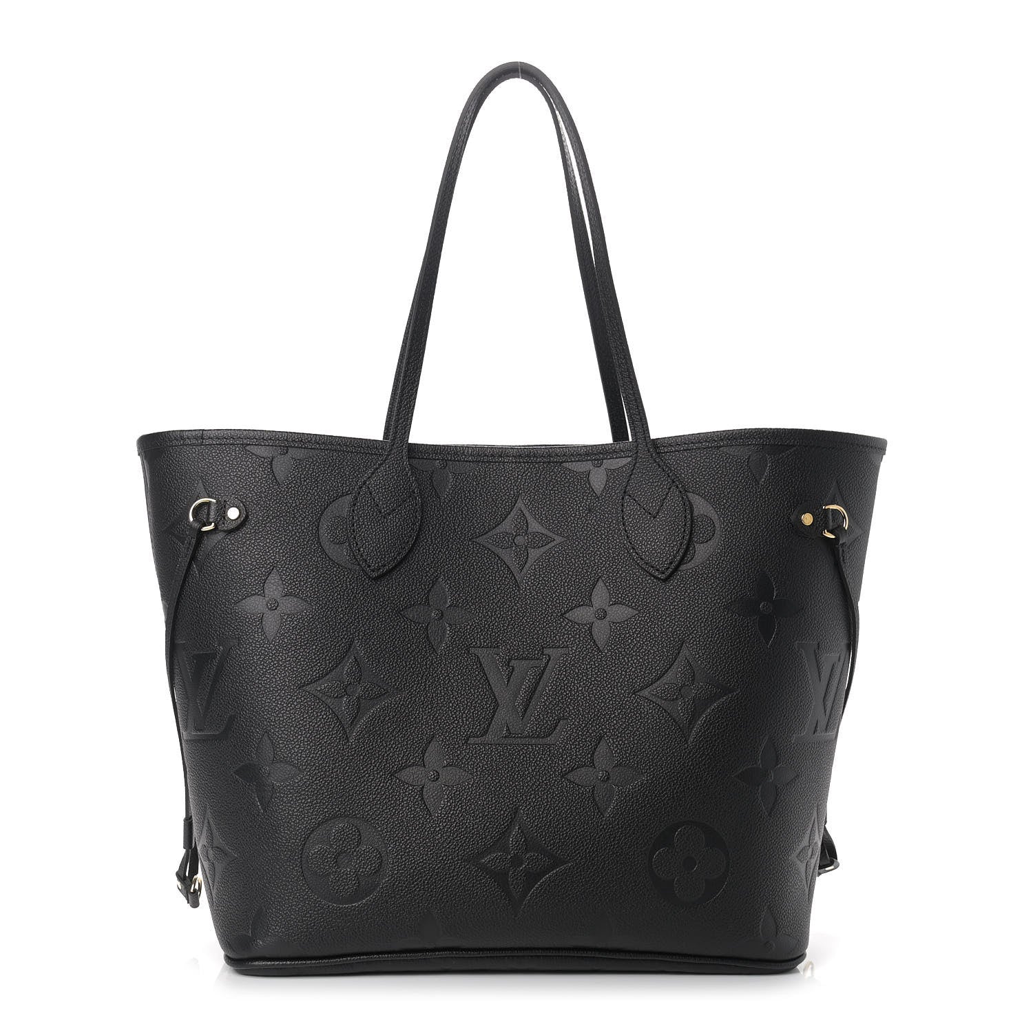 Louis Vuitton Empreinte Monogram Giant Neverfull MM Black 3 of 10