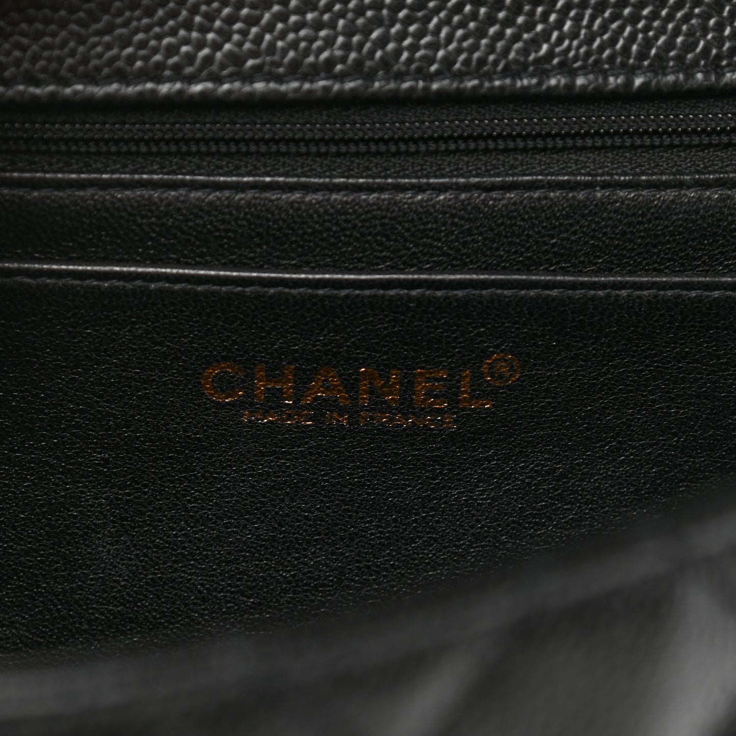 Caviar Quilted Jumbo Kelly Flap Black