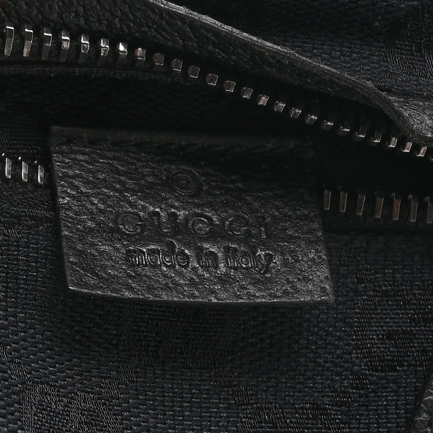 GG Monogram Double Pocket Belt Bag Black