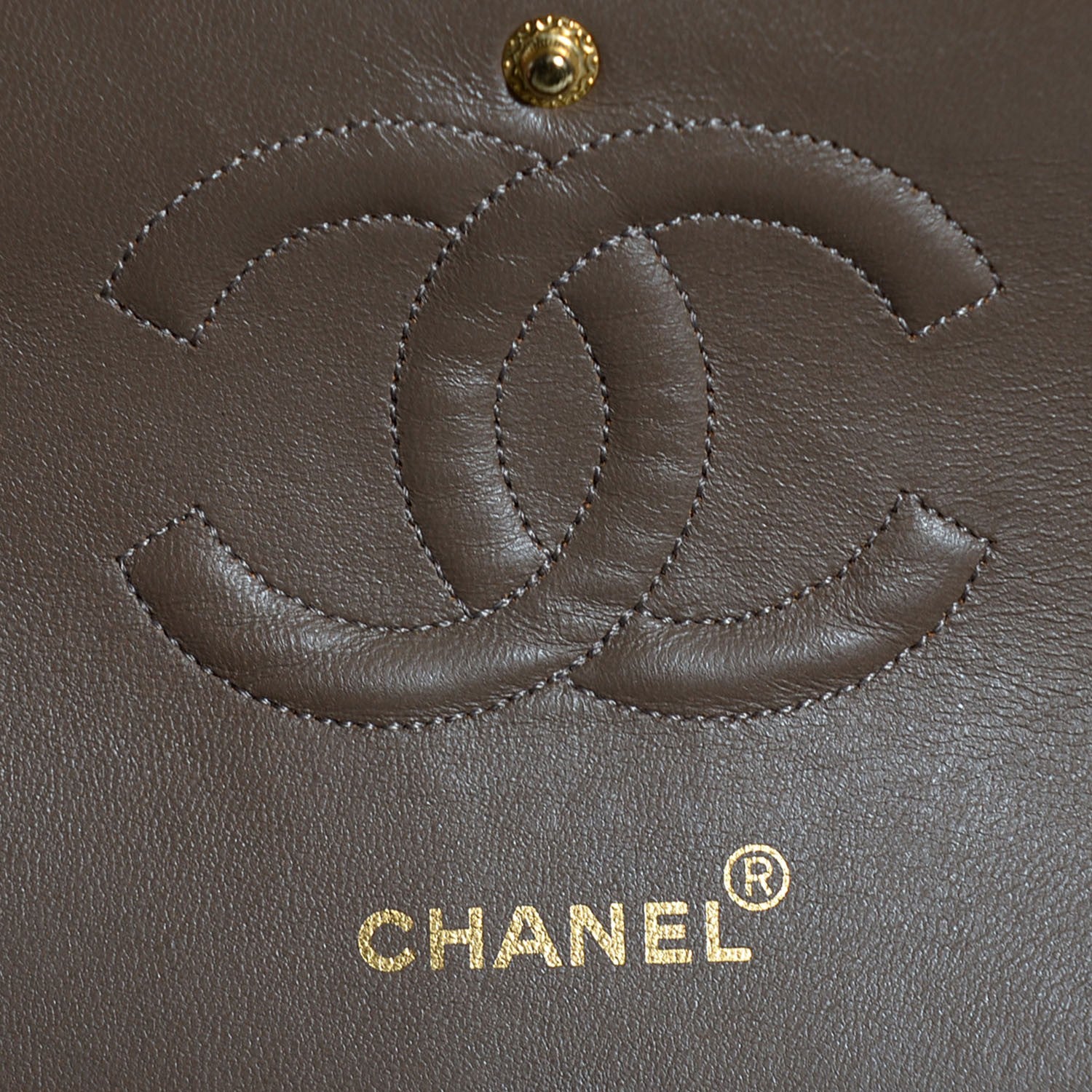 Chanel Lambskin Quilted Medium Double Flap Brown 7 of 9
