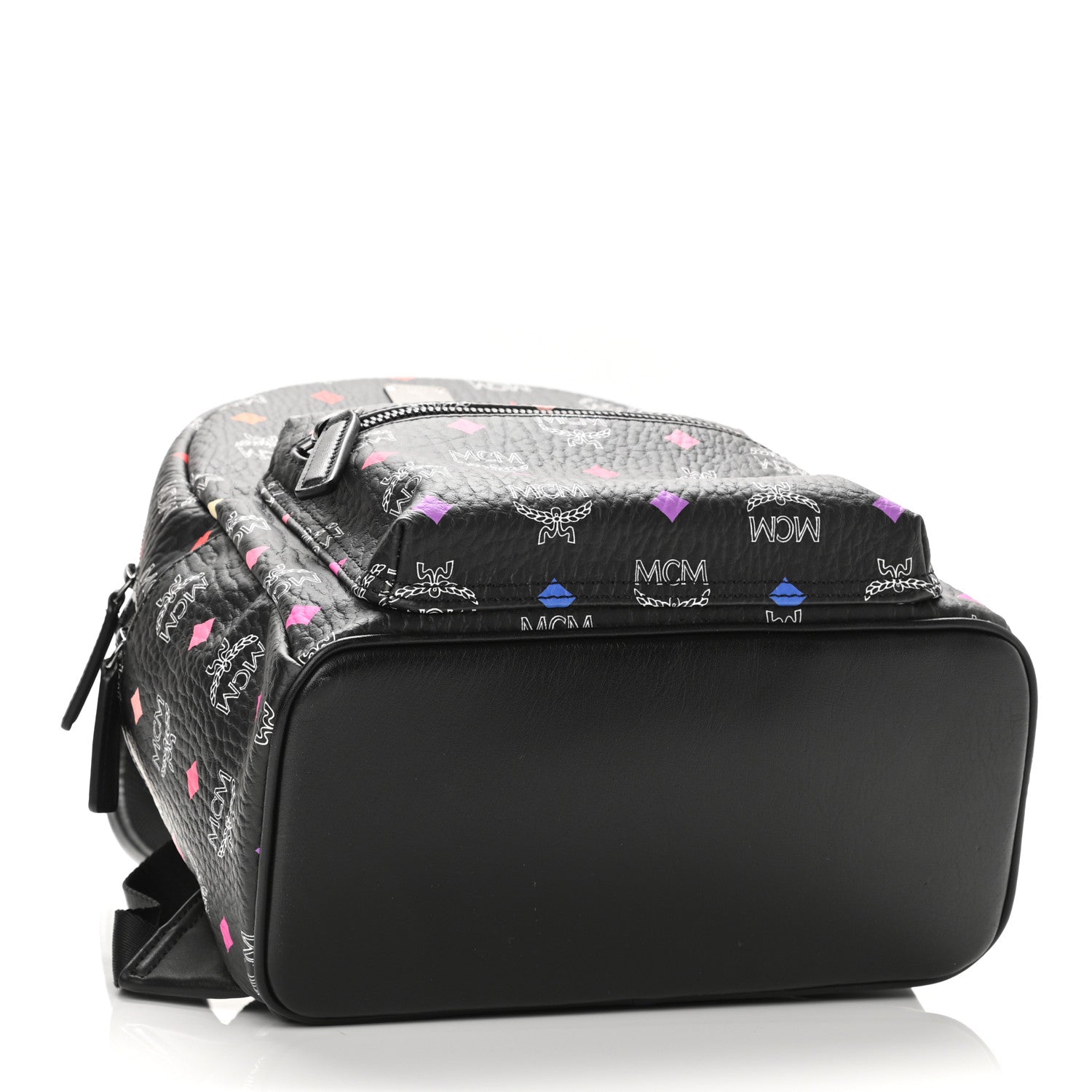 MCM Skyoptic Visetos Small Stark Backpack Spectrum Diamond Black 4 of 9