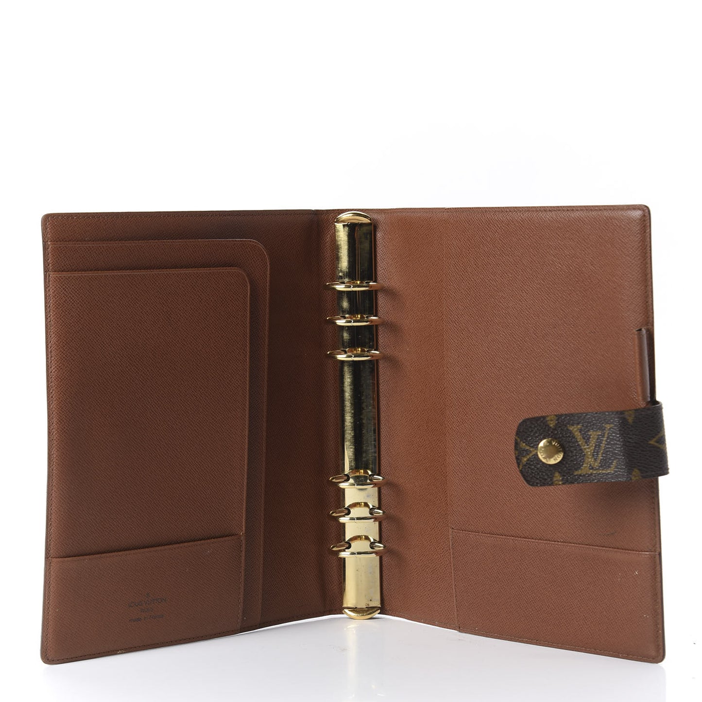 Monogram Large Ring Agenda Cover