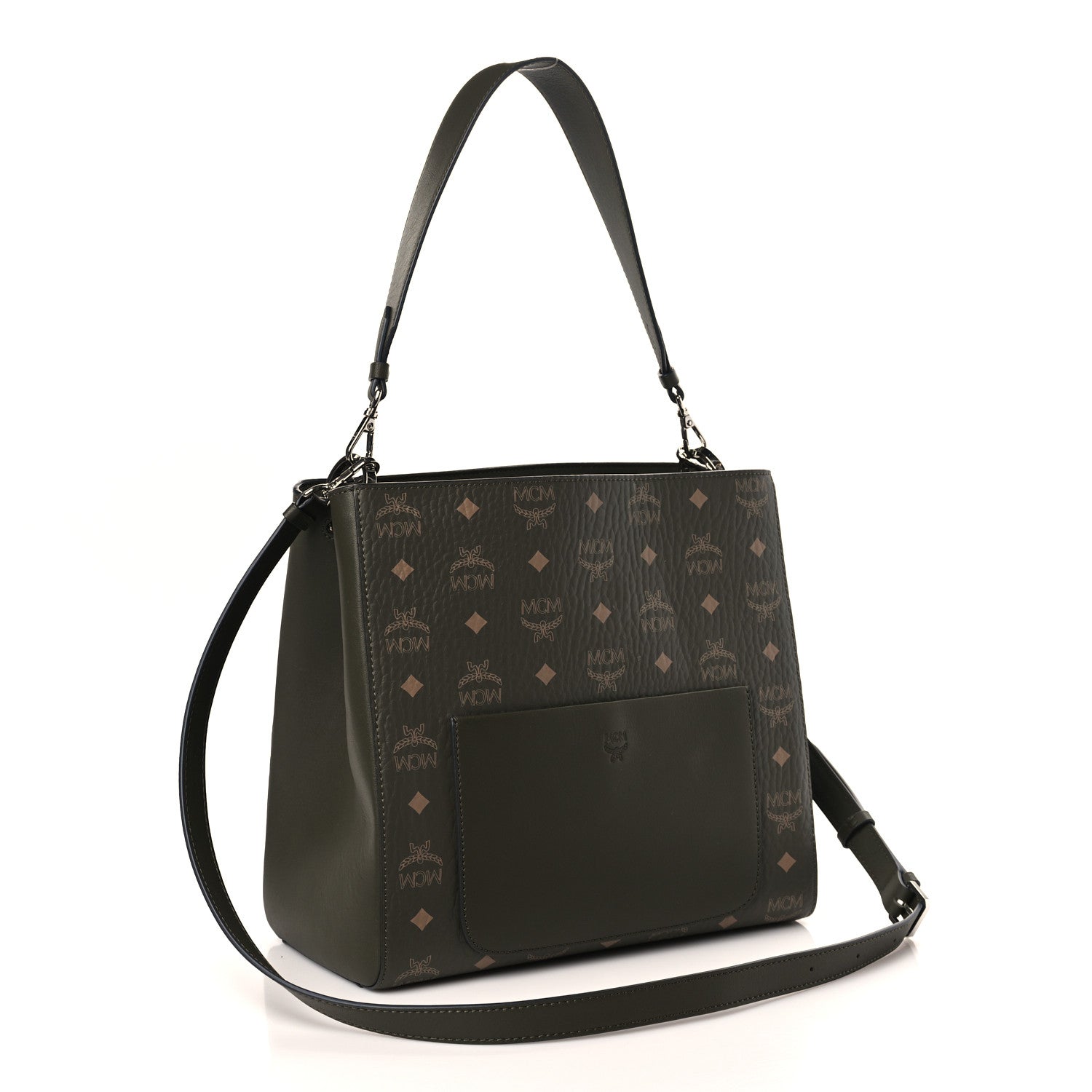 MCM Visetos Medium Aren Hobo Sea Turtle 3 of 8