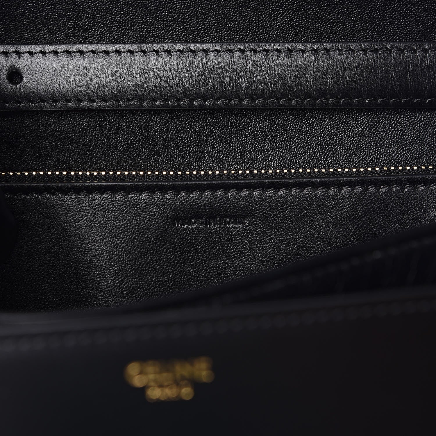 Celine Box Calfskin Medium Classic Box Flap Bag Black 7 of 11