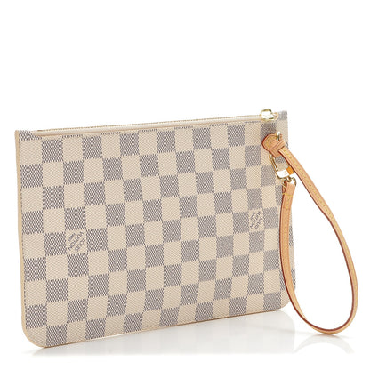 Louis Vuitton Damier Azur Neverfull MM GM Pochette 3 of 6