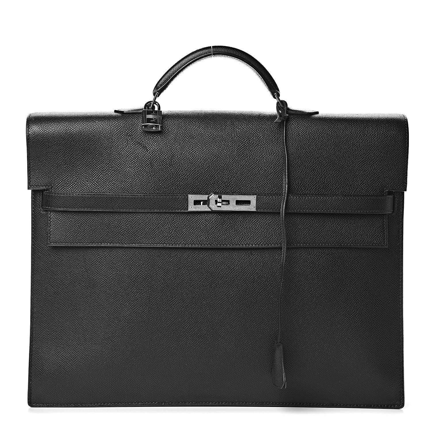 Hermes Epsom Kelly Depeche 38 Black 1 of 9