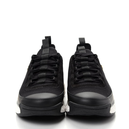 Chanel Velvet Calfskin Mixed Fibers CC Sneakers 41.5 Black 2 of 11