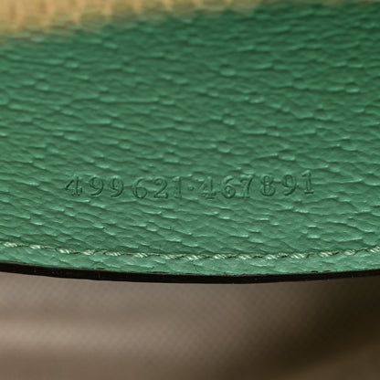 Gucci Monogram Jumbo GG Textured Dollar Calfskin Small Ophidia Dome Shoulder Bag Beige Pepperlight Mint 7 of 11
