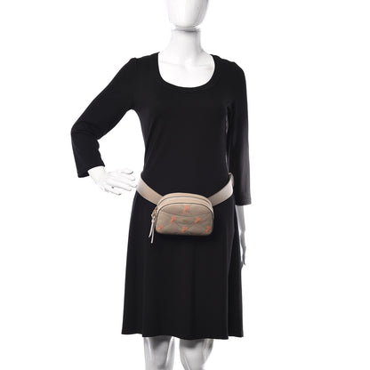 Chloe Smooth Calfskin Little Horses Embroidered Signature Belt Bag Pastel Grey 2 of 9
