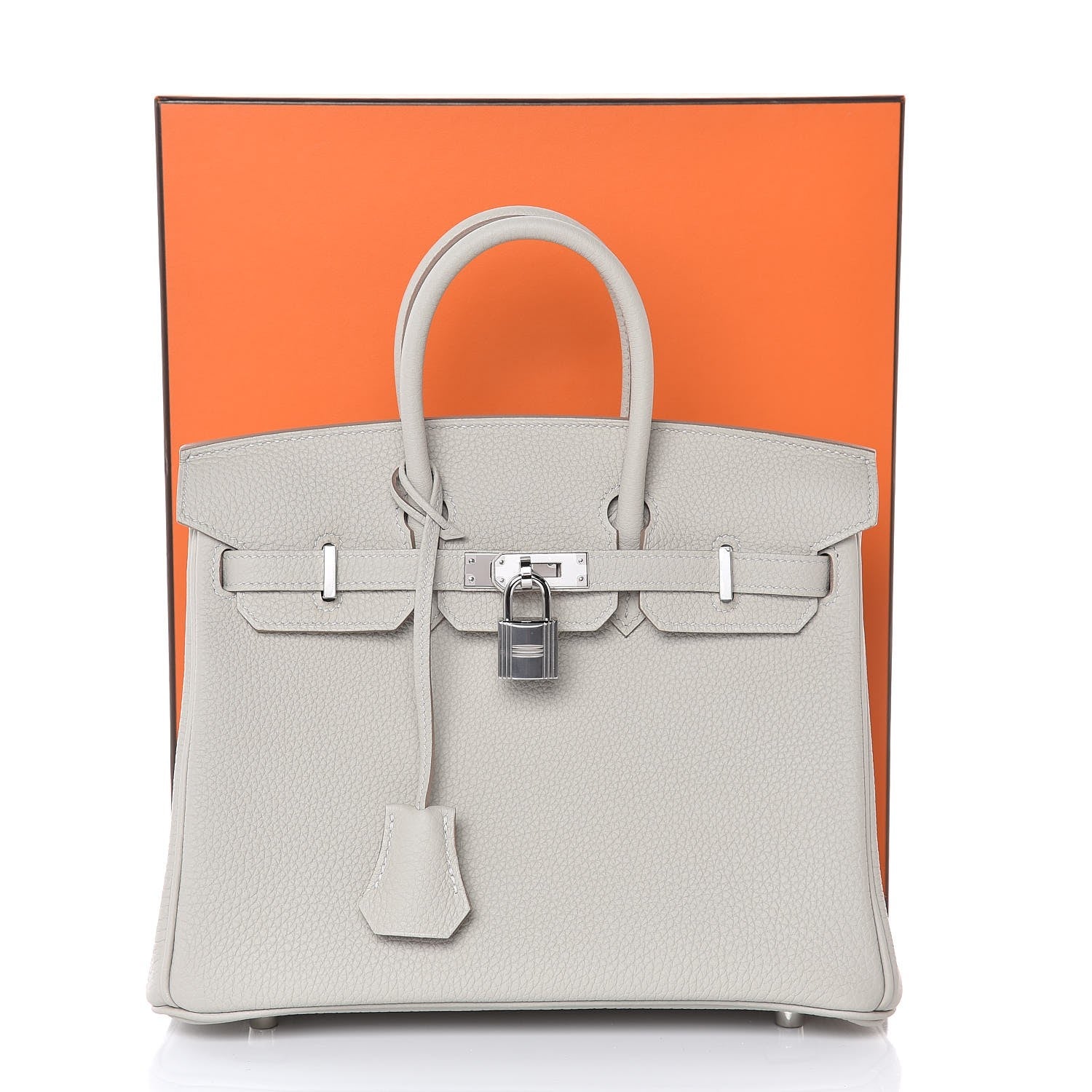 Hermes Togo Birkin 25 Gris Perle 33 of 33