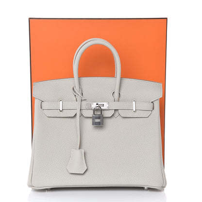 Hermes Togo Birkin 25 Gris Perle 33 of 33
